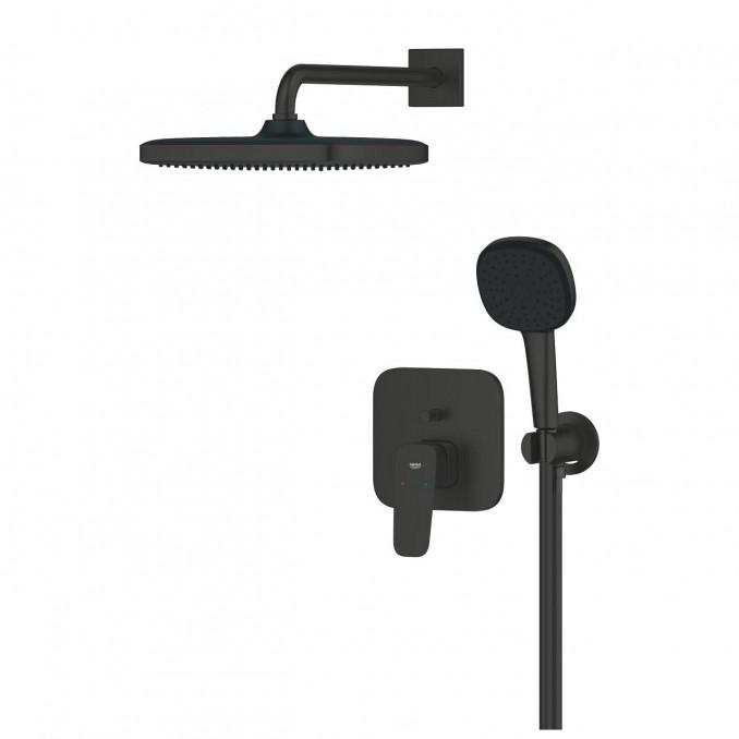 Ugradni set GROHE CUBEO sa Tempesta tuš ružom 250mm 2F matte black 4