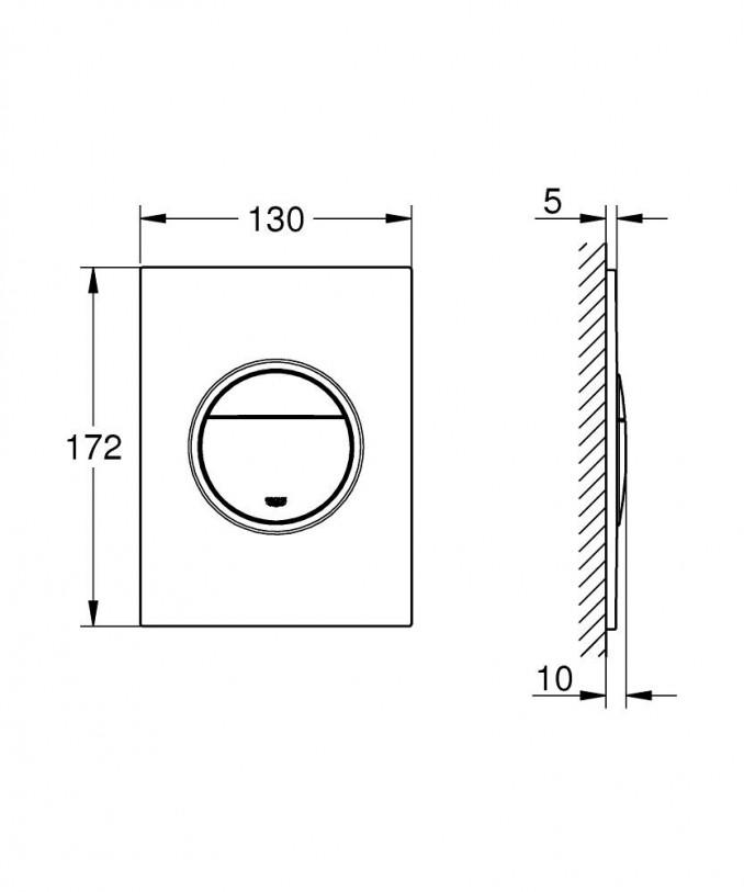Taster GROHE NOVA COSMOPOLITAN S brushed cool sunrise 2