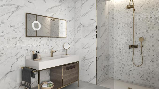 RIMINI blanco brillo 33,3x55 2