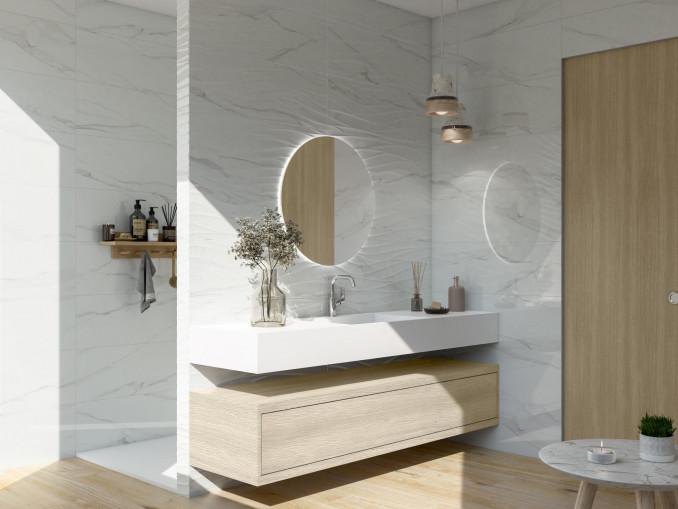 CALACATA white brillo 30x90 2