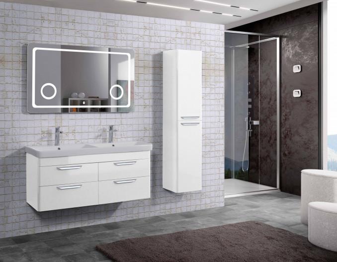 Ormarić LINEART EFES 1200 white sa lavaboom 2