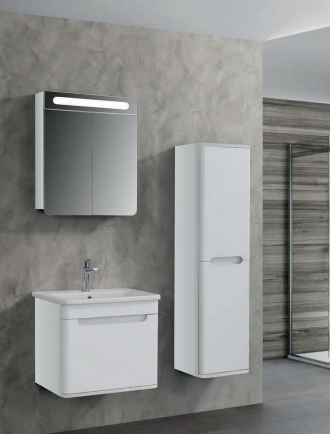 Ormarić LINEART WING 600 white sa lavaboom 2