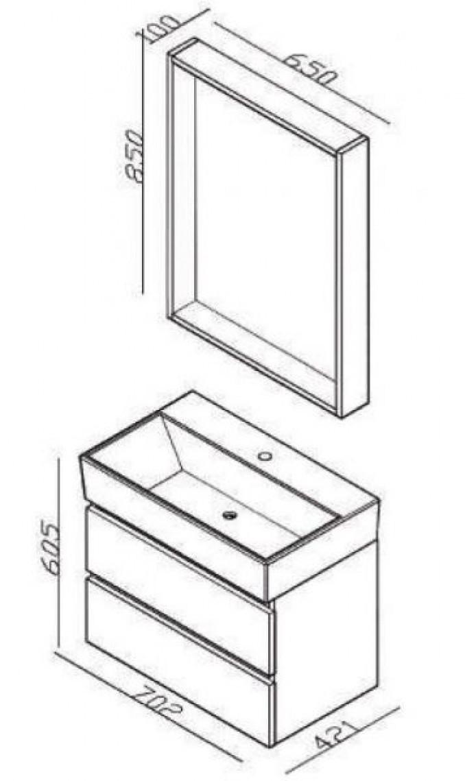 Ogledalo LINEART PLAZA 700 legnano 3