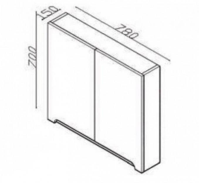 Ogledalo LINEART ENJOY 800 atlantis 3