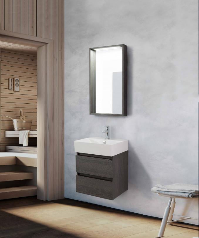 Ogledalo LINEART PLAZA 500 oak 2