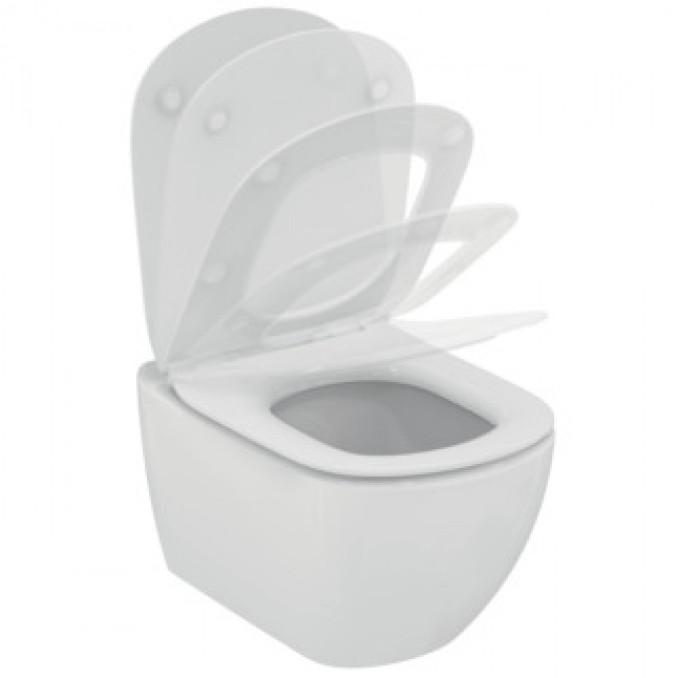 Konzolna šolja IDEAL STANDARD TESI AQUABLADE sa daskom softclose