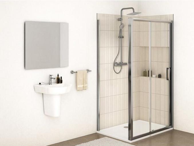 Tuš kada IDEAL STANDARD STRADA 120x80 porcelanska 3