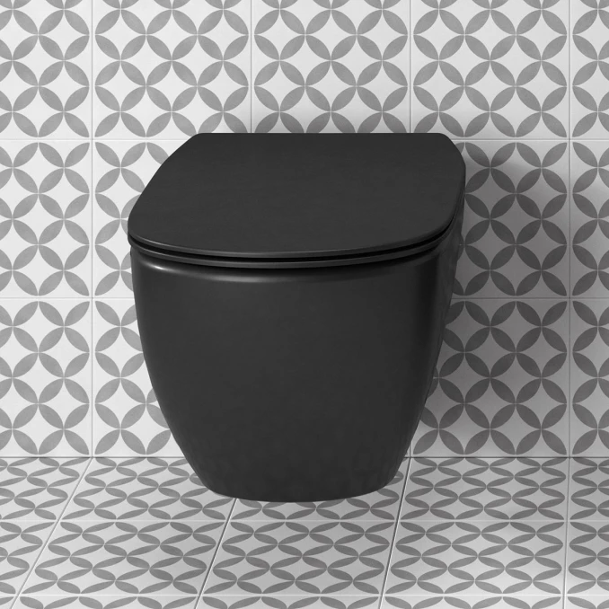 WC daska IDEAL STANDARD TESI soft close crna mat 2