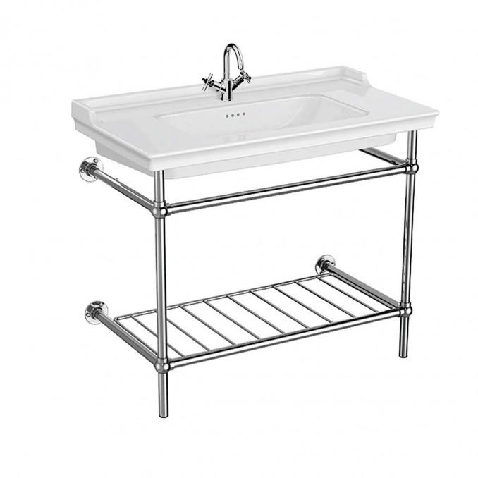 Lavabo VITRA VALARTE 100cm sa prelivom sa metalnim stalkom