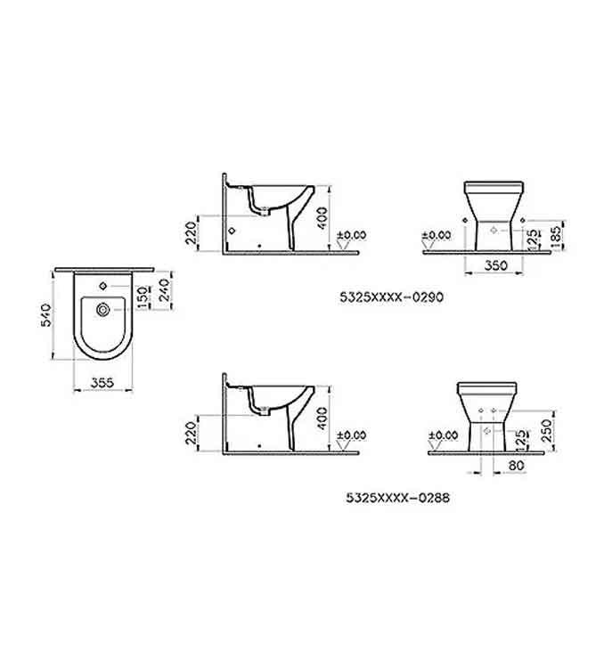 Bide VITRA S50 BTW 2