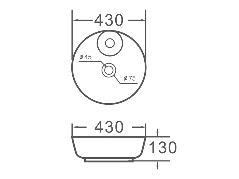 Lavabo SOB/Z 03 LINNI 3