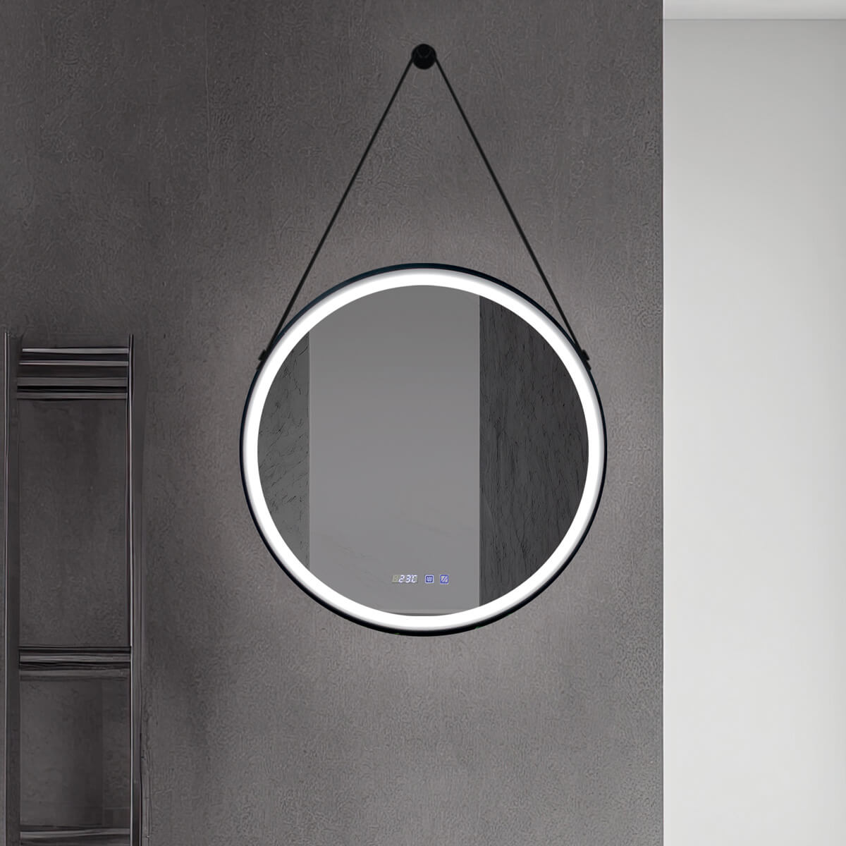 Ogledalo 1171 Led Black LINNI