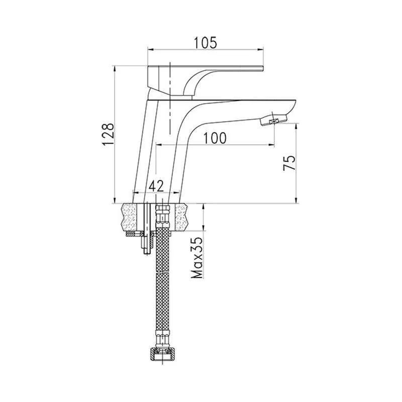 Baterija za lavabo ST2612B 4