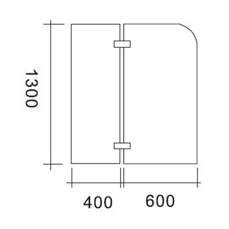 Paravan za kadu Ida 100 2