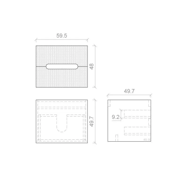 Parma ormarić za lavabo 60cm crni 3