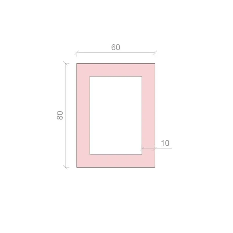 Ogledalo za kupatilo Rouz 60x80 3