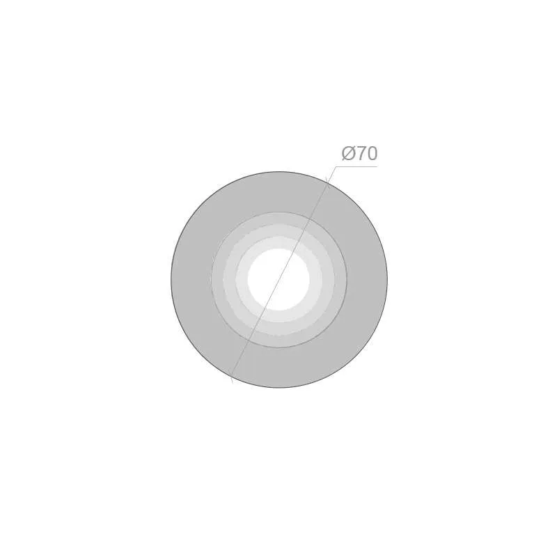 3D LED ogledalo Koral R70 3