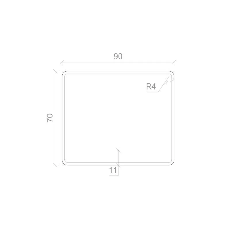 Ogledalo LED Neven 90x70 3