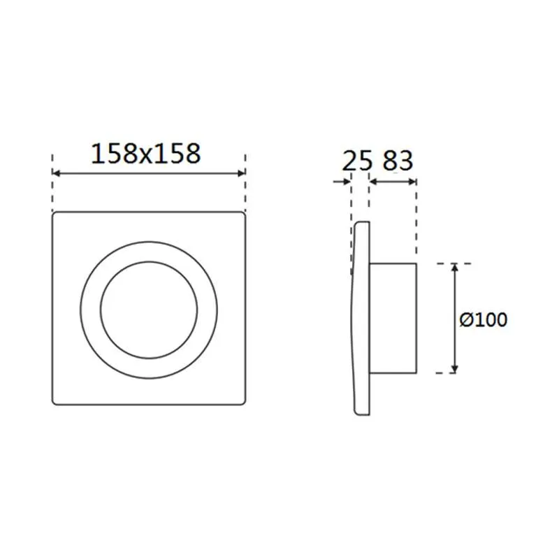 Ventilator za kupatilo sa LED rasvetom EP3902 103 2