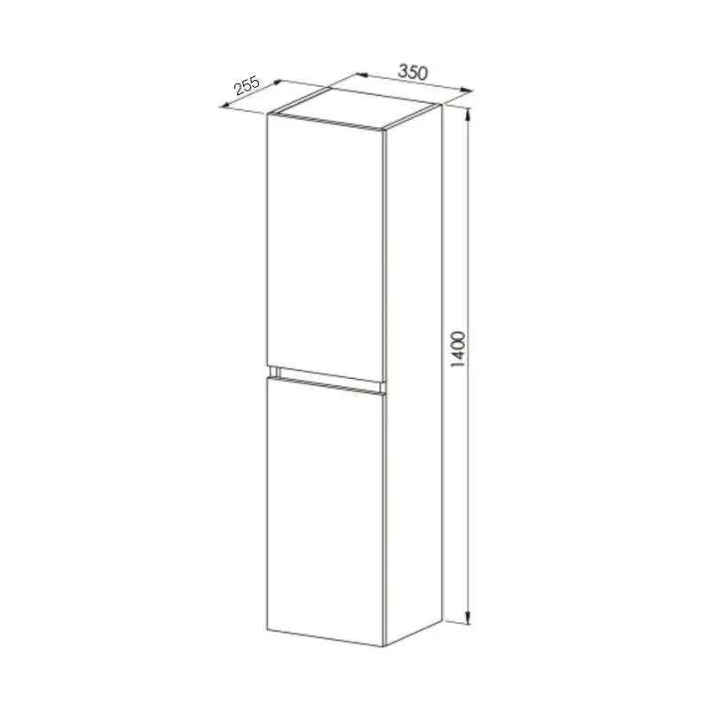 Venna vertikala bela 35cm 3