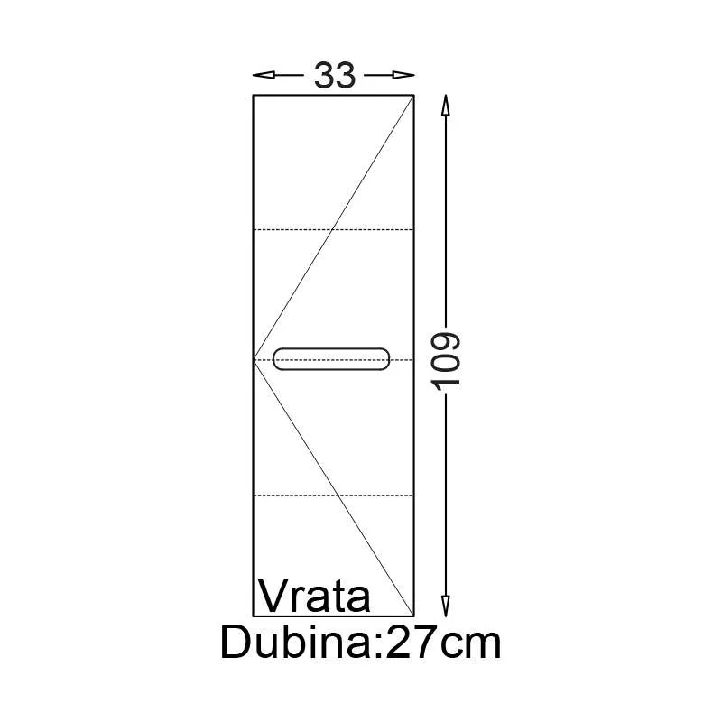 Toledo konzolna vertikala 33cm 4