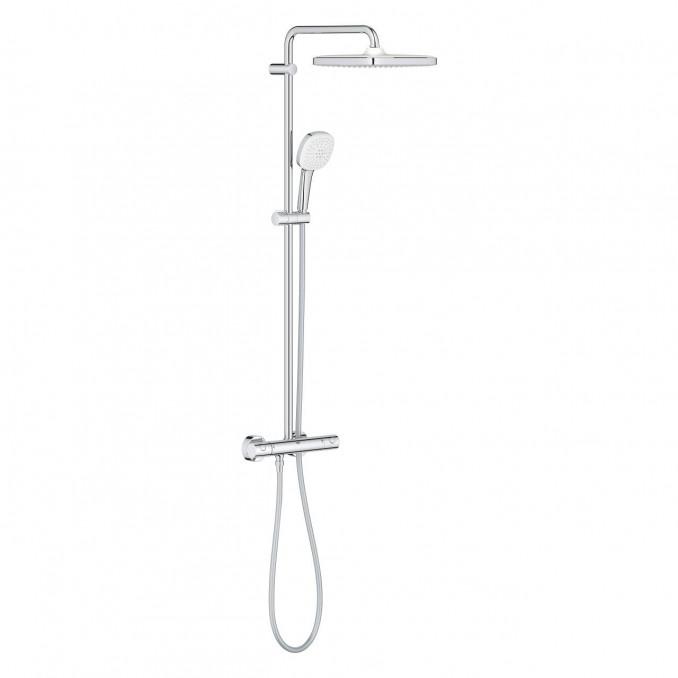 Termostatska baterija sa usponskim tušem GROHE TEMPESTA SYSTEM 250 CUBE
