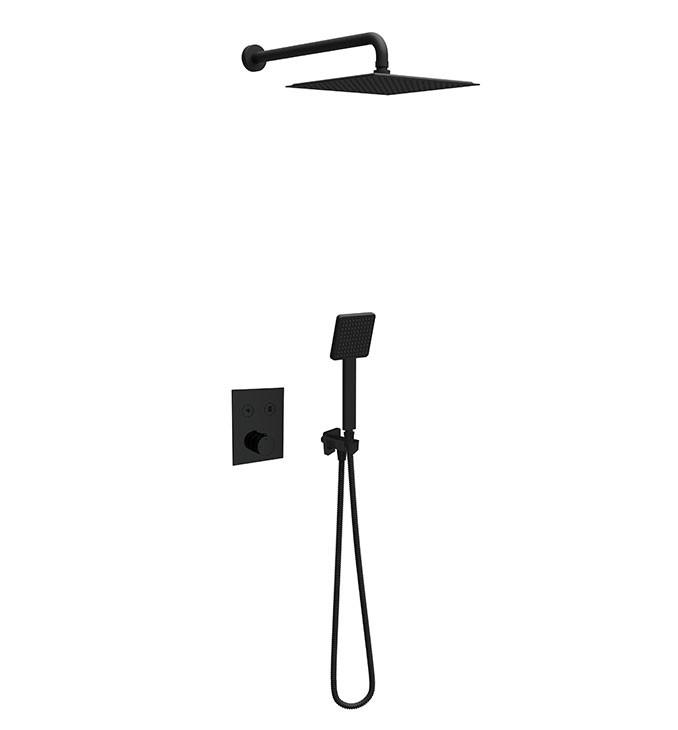 Termostatski set COPEN square matt black 1