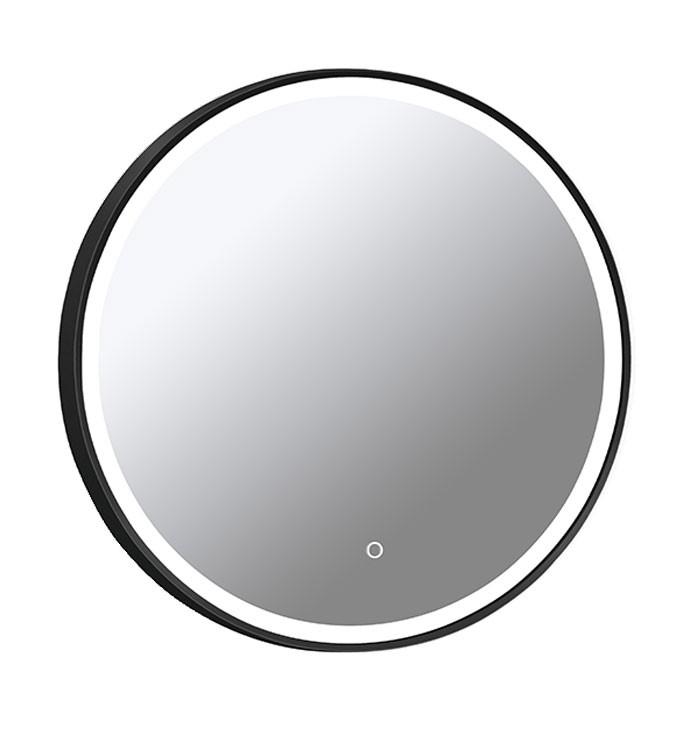 Ogledalo COPEN fi600 sa alu ramom 20mm LED mat crno