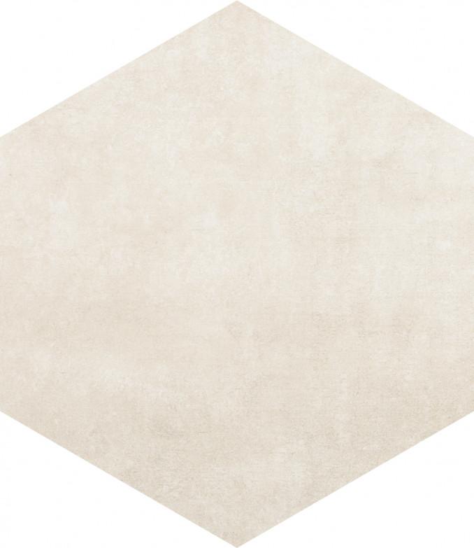ALPHA marfil hexagon 25,8x29
